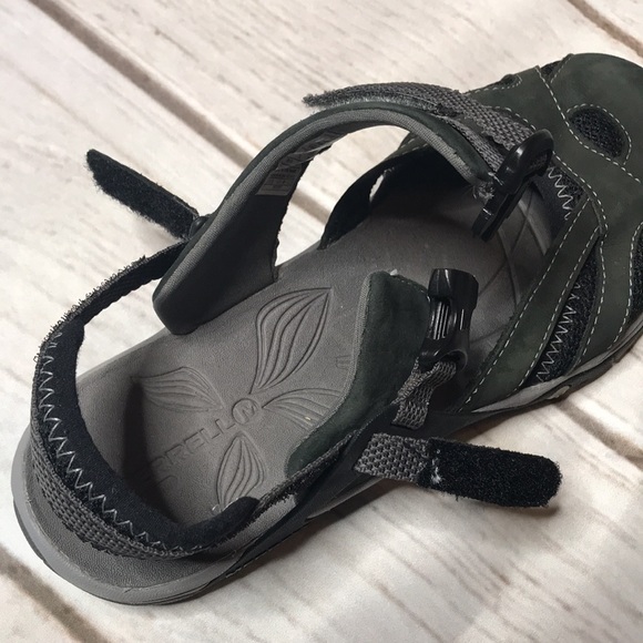 Merrell Azura Black Closed Toe Slingback Water Shoes Sandals Woman’s Size 7 - Picture 10 of 14